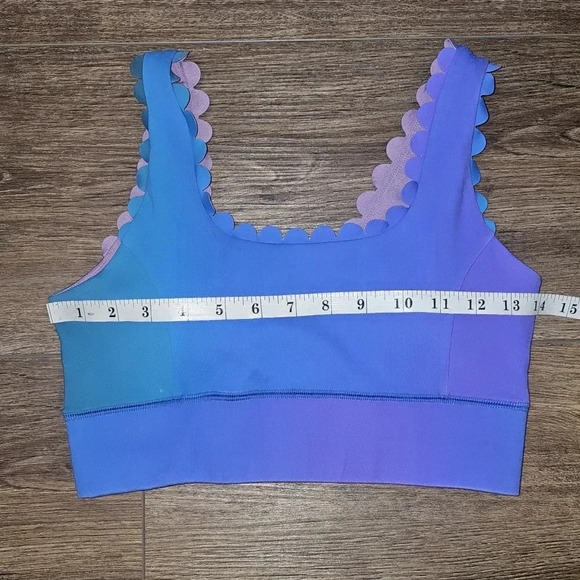 IVL Collective Scallop Multi Colored Bra /Tank SZ 6 W Removeable Pads - Picture 7 of 9
